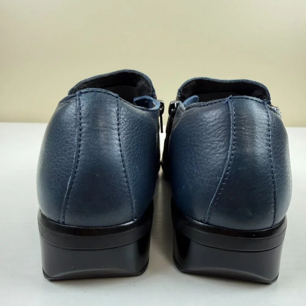 EUC Naot Autan Navy Leather Slip On Loafers